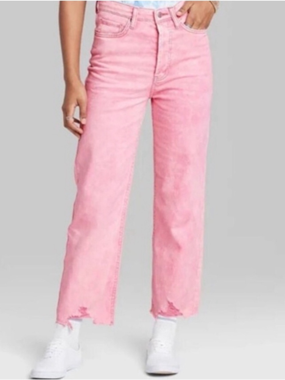 Wild Fable Pink Straight Leg Jeans